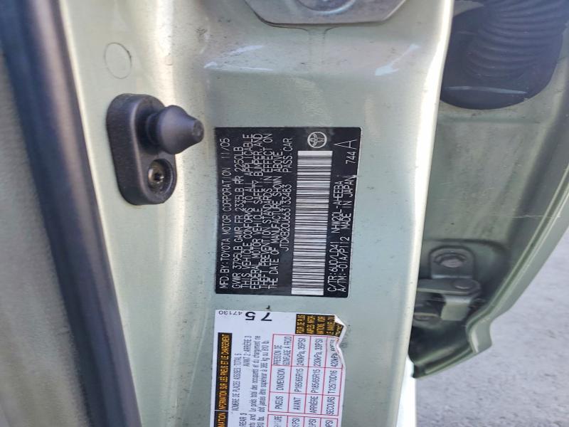 Продажа на аукционе авто 2006 Toyota Prius, vin: JTDKB20U663133483, номер лота: 54523276
