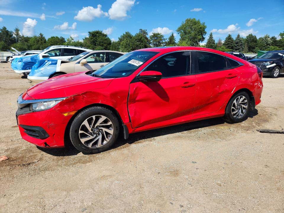 58909756 :رقم المزاد ، 2HGFC2F72HH533817 vin ، 2017 Honda Civic مزاد بيع