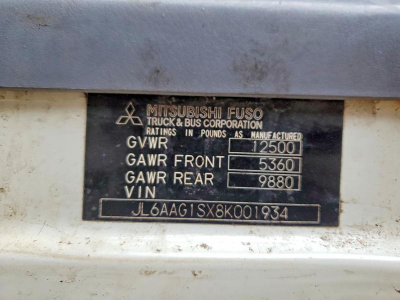 Продажа на аукционе авто 2008 Mitsubishi Fuso Fe, vin: JL6AAG1SX8K001934, номер лота: 55961246