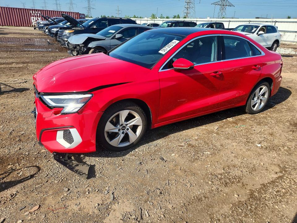 2023 Audi A3 მანქანა იყიდება აუქციონზე, vin: WAUAUDGY4PA044046, აუქციონის ნომერი: 56738516