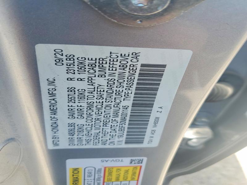 Продаж на аукціоні авто 2021 Acura Tlx, vin: 19UUB5F50MA001145, номер лоту: 55585006