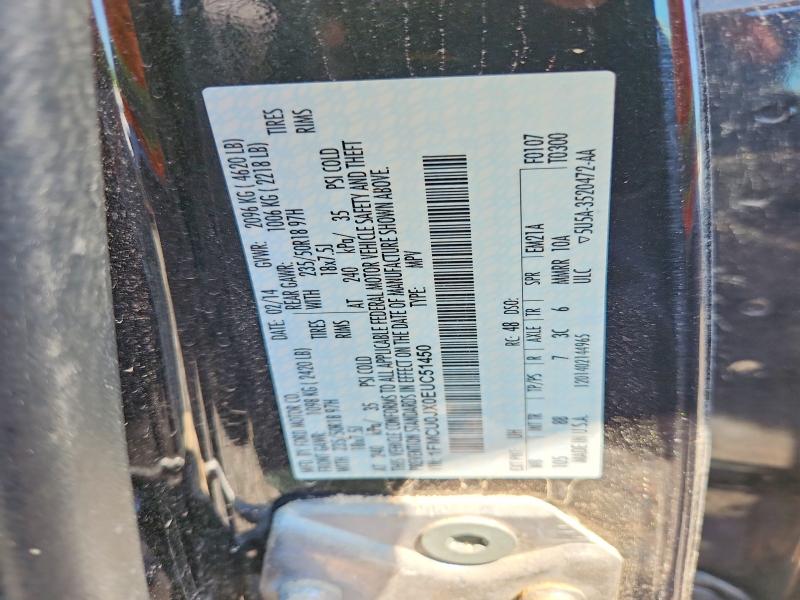 Aukcja sprzedaży 2014 Ford Escape, vin: 1FMCU0JX0EUC51450, numer aukcji: 58244756