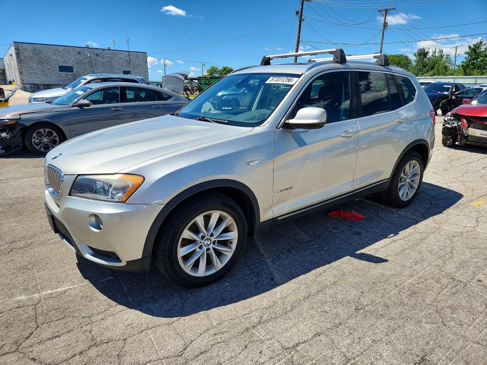 Aukcja sprzedaży 2011 Bmw X3, vin: 5UXWX7C51BLT78270, numer aukcji: 57351256