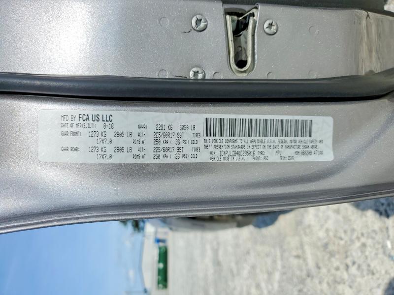 Продажа на аукционе авто 2019 Jeep Cherokee, vin: 1C4PJLCB4KD285016, номер лота: 58055386