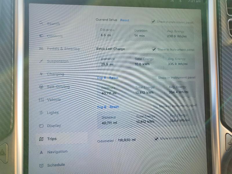 59102426 :رقم المزاد ، 5YJSA1H29EFP62401 vin ، 2014 Tesla Model S مزاد بيع