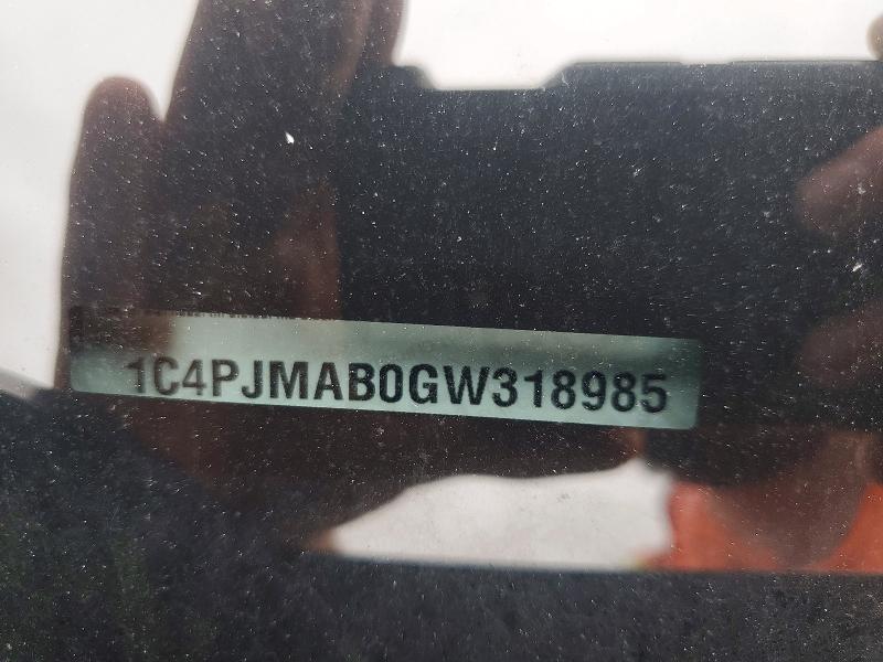 58779036 :رقم المزاد ، 1C4PJMAB0GW318985 vin ، 2016 Jeep Cherokee مزاد بيع