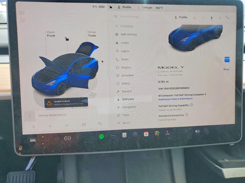 Продажа на аукционе авто 2024 Tesla Model Y, vin: 7SAYGDEE8RF995803, номер лота: 55907036