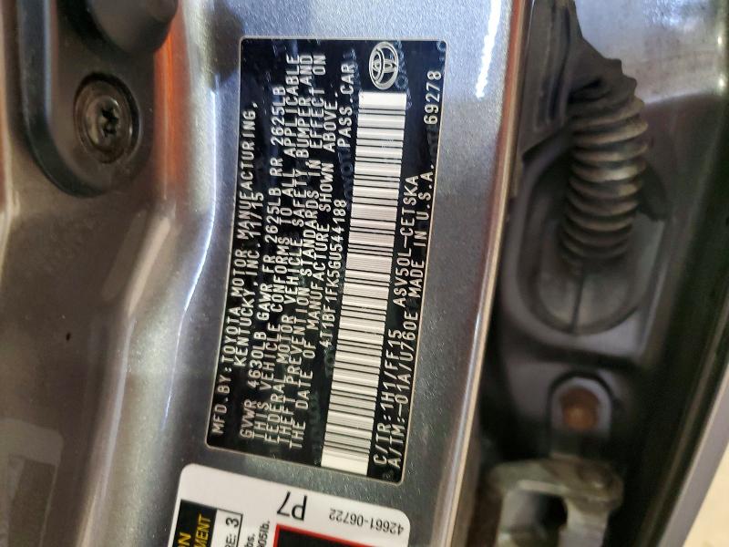 57417936 :رقم المزاد ، 4T1BF1FK5GU544188 vin ، 2016 Toyota Camry مزاد بيع