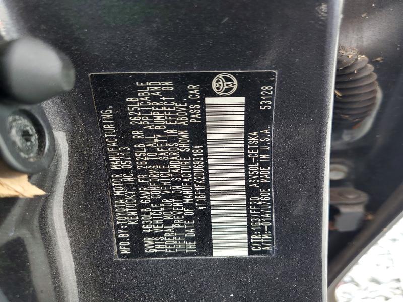 Aukcja sprzedaży 2013 Toyota Camry, vin: 4T1BF1FK2DU693184, numer aukcji: 55749736