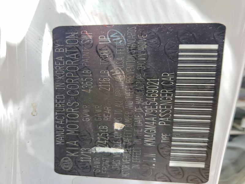 2014 Kia Optima მანქანა იყიდება აუქციონზე, vin: KNAGM4A79E5469021, აუქციონის ნომერი: 57207686