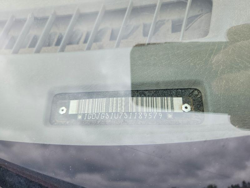 Aukcja sprzedaży 2003 Gmc Savana, vin: 1GDJG31U731189579, numer aukcji: 56645256