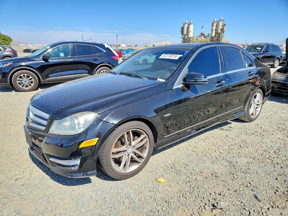 Продажа на аукционе авто 2012 Mercedes-benz C, vin: WDDGF4HB4CR221603, номер лота: 57273016