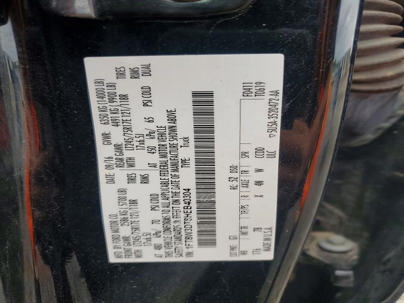 55699066 :رقم المزاد ، 1FT8W3DT8HEB40304 vin ، 2017 Ford F350 مزاد بيع