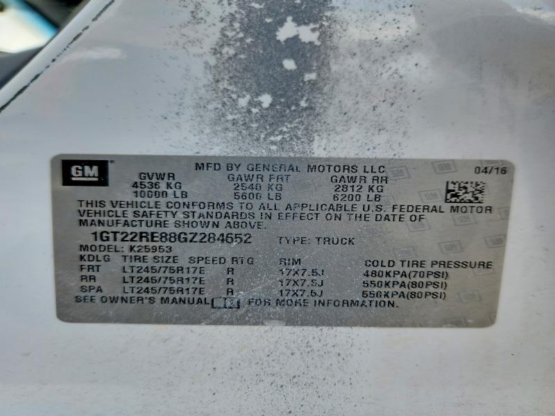 Продаж на аукціоні авто 2016 Gmc Sierra, vin: 1GT22RE88GZ284652, номер лоту: 55172286