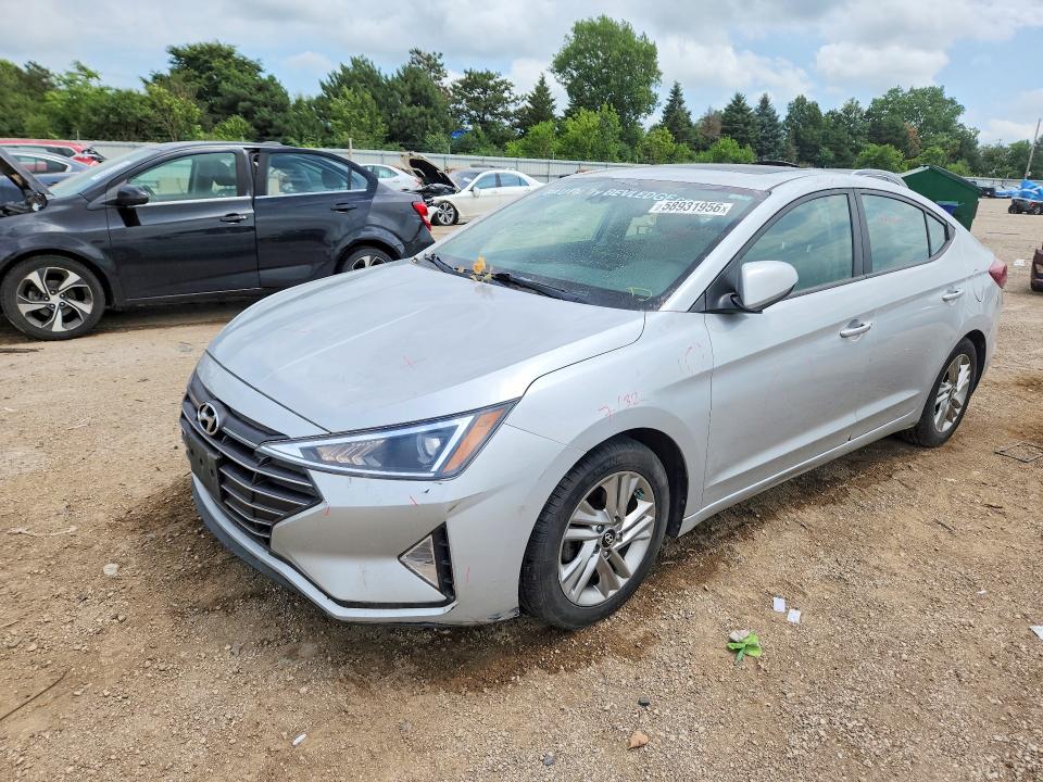 2019 Hyundai Elantra მანქანა იყიდება აუქციონზე, vin: KMHD84LF6KU771345, აუქციონის ნომერი: 58931956
