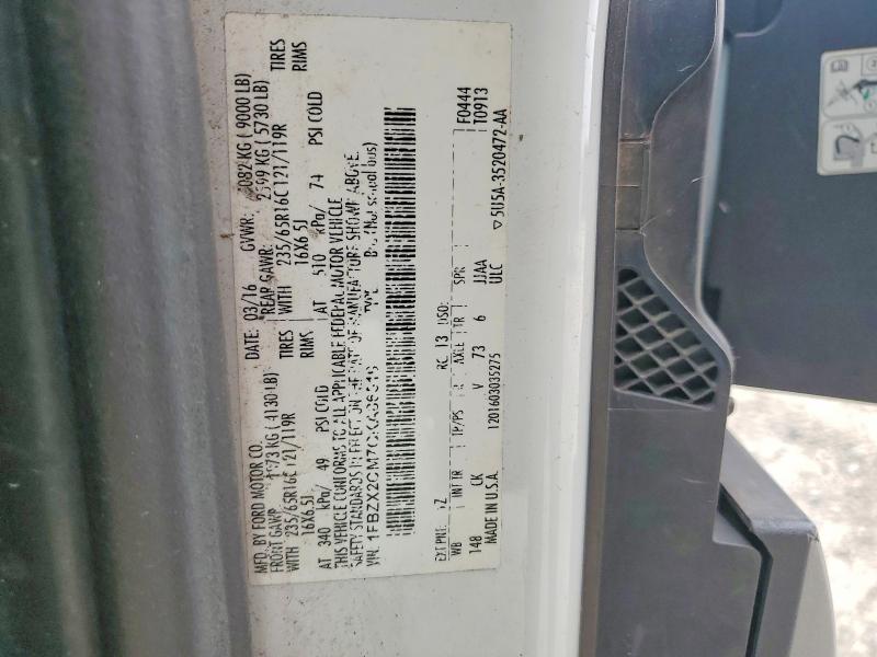 Aukcja sprzedaży 2016 Ford Transit, vin: 1FBZX2CM7GKA86519, numer aukcji: 55501846