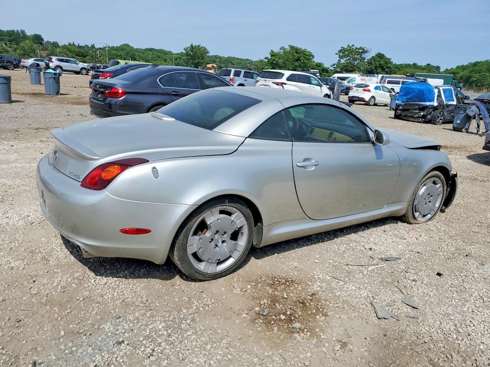 2002 Lexus Sc მანქანა იყიდება აუქციონზე, vin: JTHFN48Y520030206, აუქციონის ნომერი: 55744806