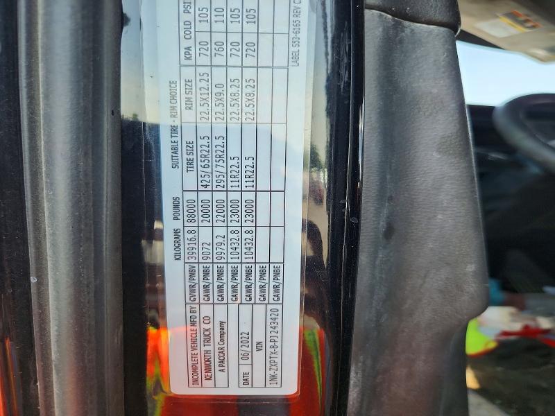 Aukcja sprzedaży 2023 Kenworth Construction, vin: 1NKZXPTX8PJ243420, numer aukcji: 58890566