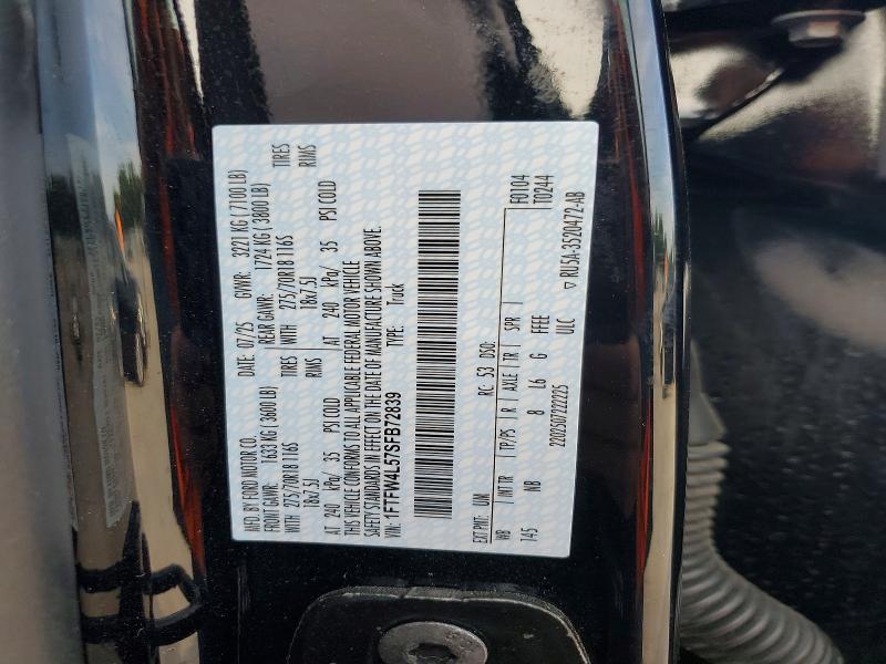 Aukcja sprzedaży 2025 Ford F150, vin: 1FTFW4L57SFB72839, numer aukcji: 55528056