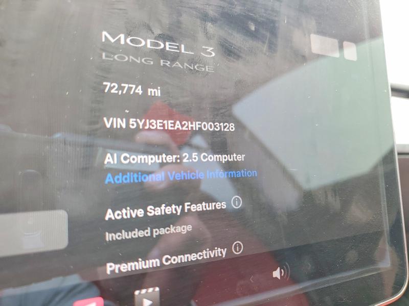 Продажа на аукционе авто 2017 Tesla Model 3, vin: 5YJ3E1EA2HF003128, номер лота: 56484736