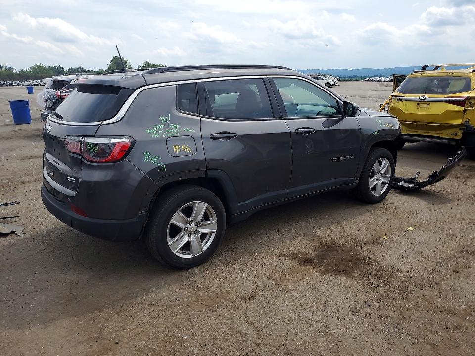 58748836 :رقم المزاد ، 3C4NJDBB4NT209549 vin ، 2022 Jeep Compass مزاد بيع