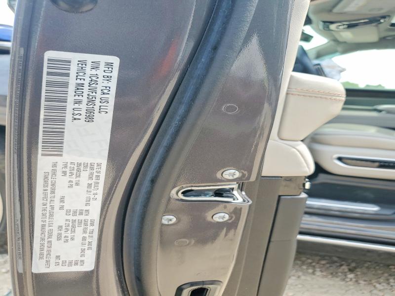 Продажа на аукционе авто 2022 Jeep Grand Wagoneer, vin: 1C4SJVFJ5NS106989, номер лота: 57297436