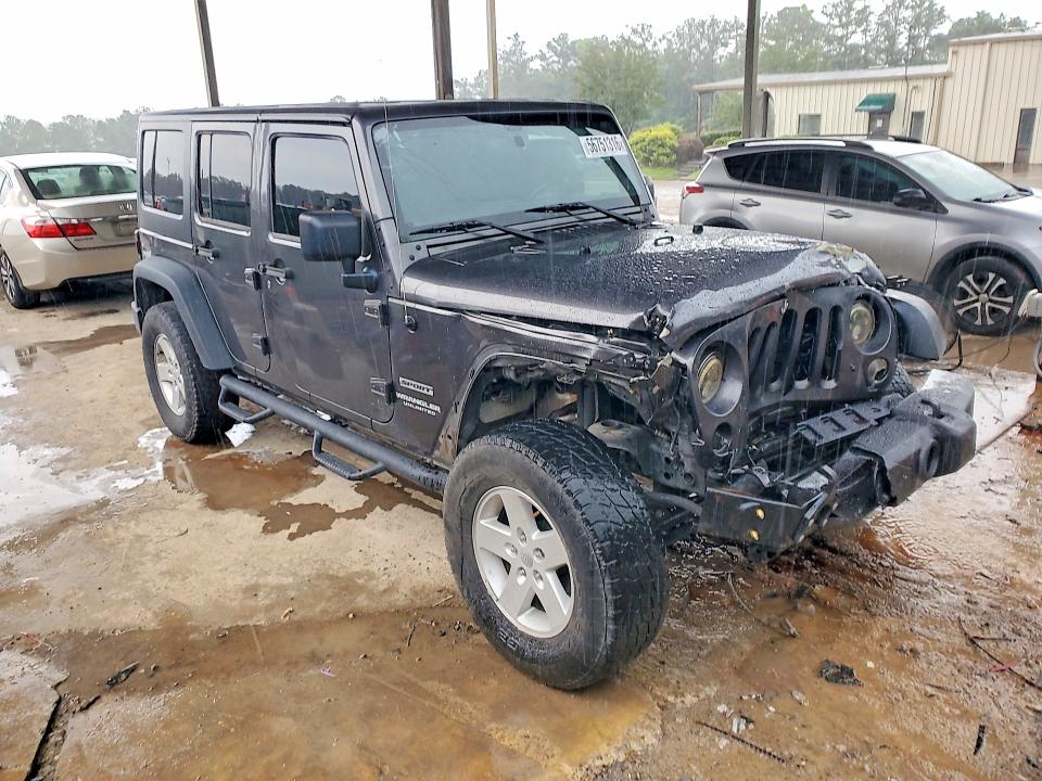 56751316 :رقم المزاد ، 1C4BJWDG4HL681712 vin ، 2017 Jeep Wrangler Unlimited مزاد بيع