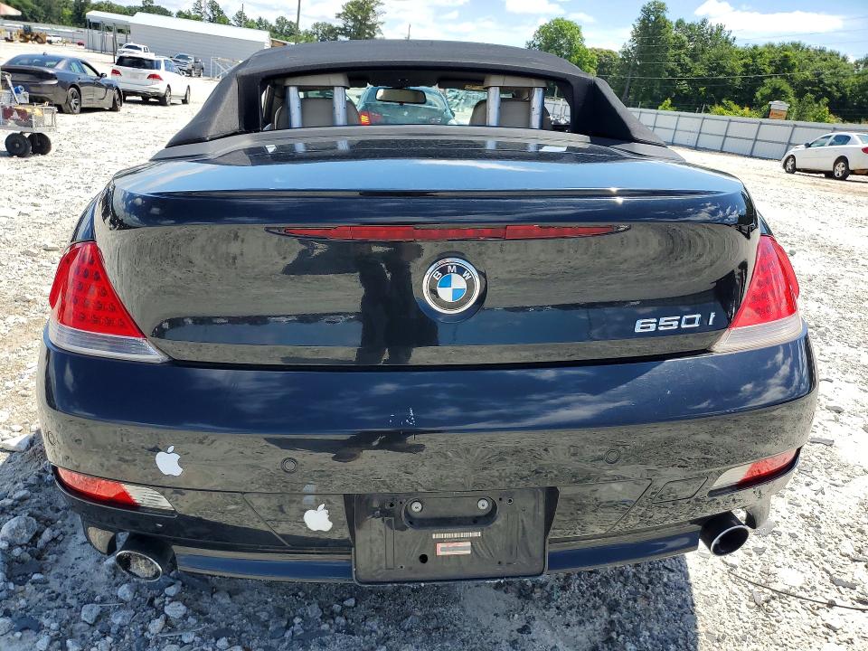 Продажа на аукционе авто 2007 Bmw 650, vin: WBAEK13577CN81855, номер лота: 58527886