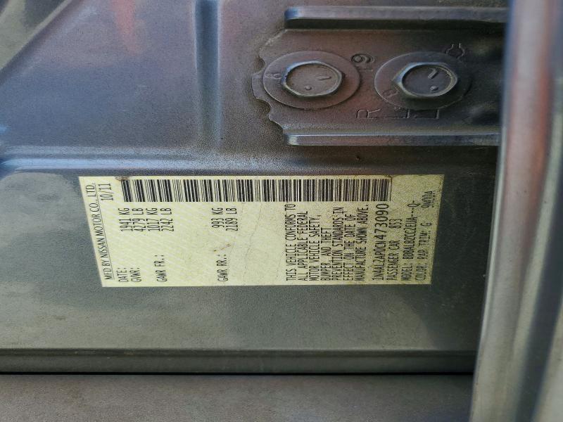 Aukcja sprzedaży 2012 Nissan Altima, vin: 1N4AL2AP0CN473090, numer aukcji: 56479386
