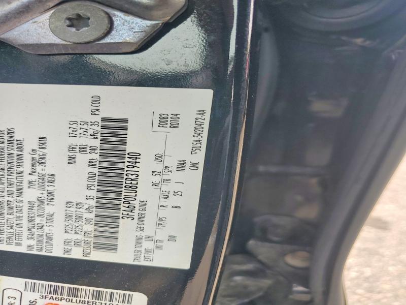 Продаж на аукціоні авто 2014 Ford Fusion, vin: 3FA6P0LU8ER319440, номер лоту: 57239376