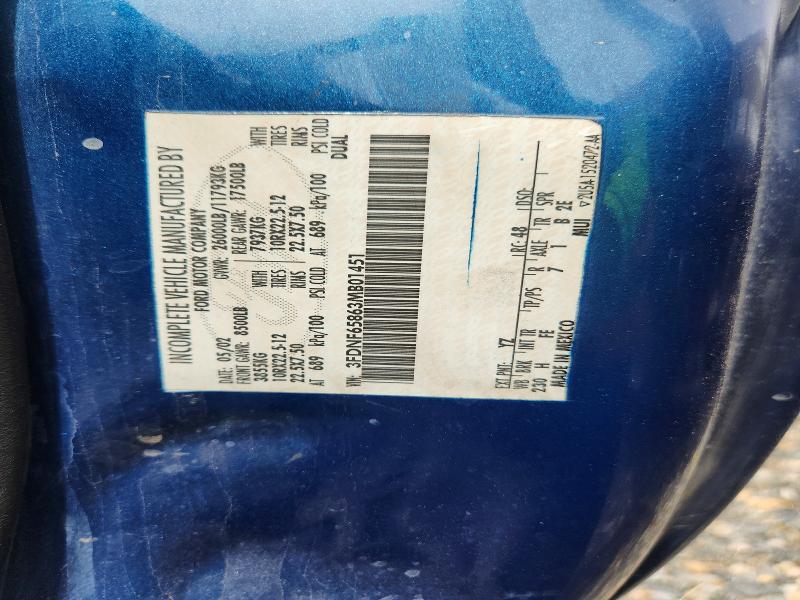 2003 Ford F650 მანქანა იყიდება აუქციონზე, vin: 3FDNF65863MB01451, აუქციონის ნომერი: 55955556