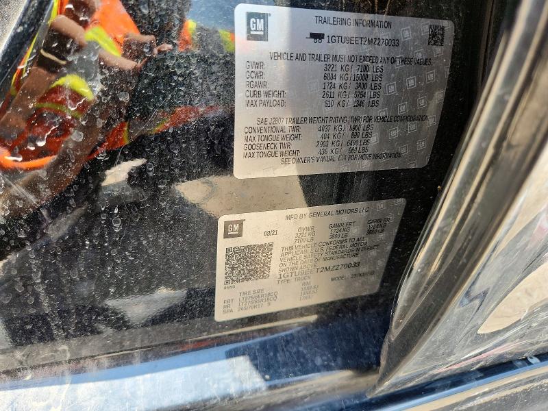 Aukcja sprzedaży 2021 Gmc Sierra, vin: 1GTU9EET2MZ270033, numer aukcji: 57997926
