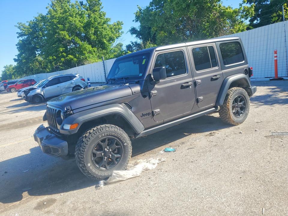 Продажа на аукционе авто 2021 Jeep Wrangler Unlimited, vin: 1C4HJXDN6MW617890, номер лота: 57078166