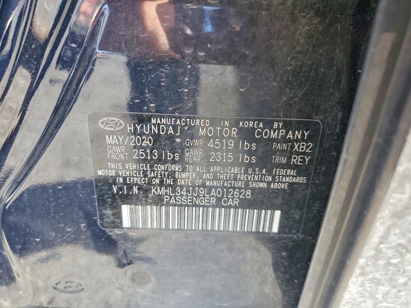 Продажа на аукционе авто 2020 Hyundai Sonata Hybrid, vin: KMHL34JJ9LA012628, номер лота: 55934726