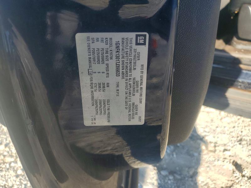 Продаж на аукціоні авто 2007 Chevrolet Tahoe, vin: 1GNFK13017J399633, номер лоту: 55960296