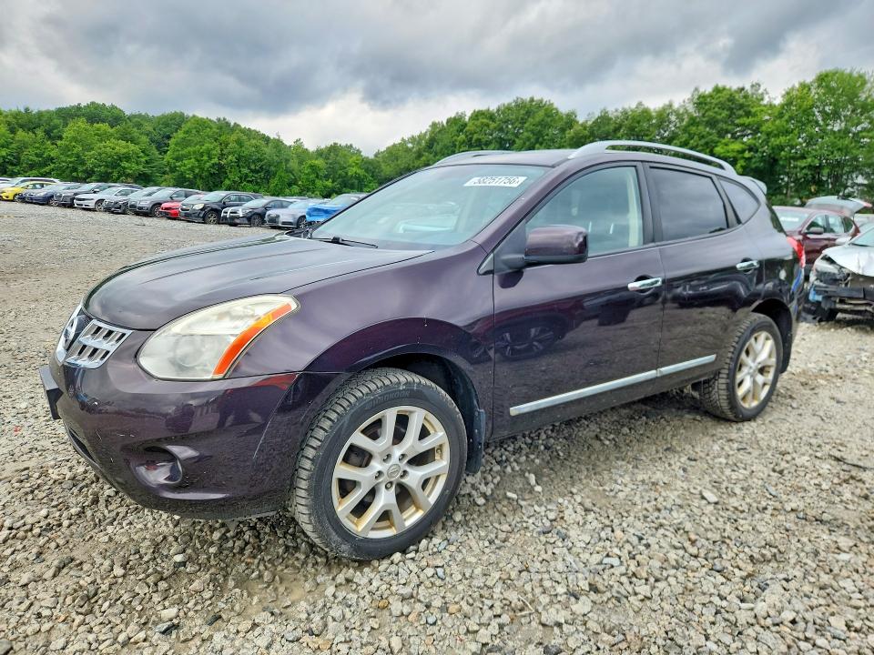 58251756 :رقم المزاد ، JN8AS5MV1BW301625 vin ، 2011 Nissan Rogue مزاد بيع