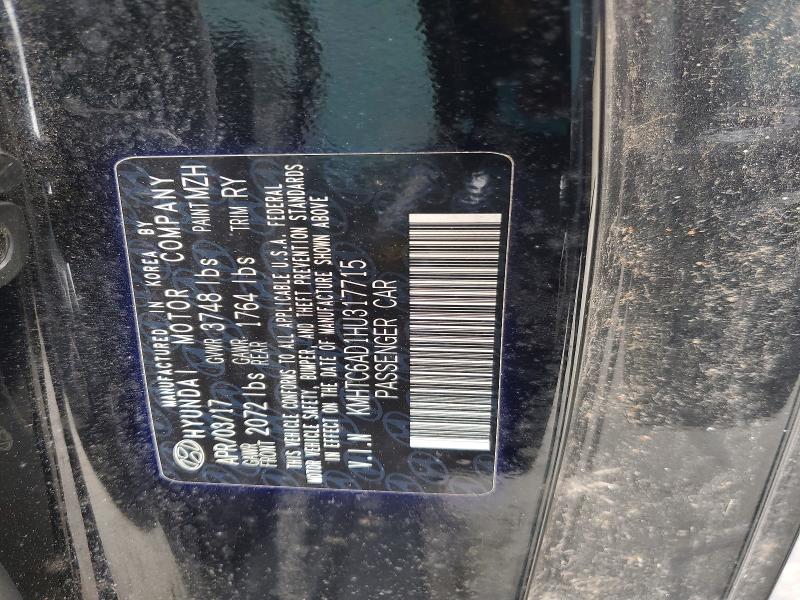 Продаж на аукціоні авто 2017 Hyundai Veloster, vin: KMHTC6AD1HU317715, номер лоту: 55942126