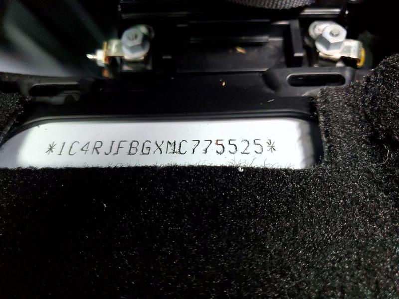 Продаж на аукціоні авто 2021 Jeep Grand Cherokee, vin: 1C4RJFBGXMC775525, номер лоту: 58564846