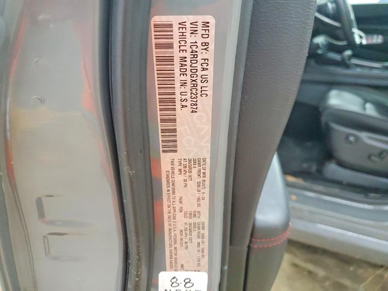 55683726 :رقم المزاد ، 1C4RDJDGXRC237874 vin ، 2024 Dodge Durango مزاد بيع
