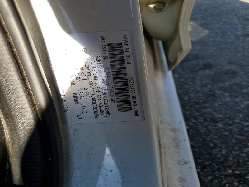 2015 Mazda 6 მანქანა იყიდება აუქციონზე, vin: JM1GJ1W53F1193199, აუქციონის ნომერი: 58896716