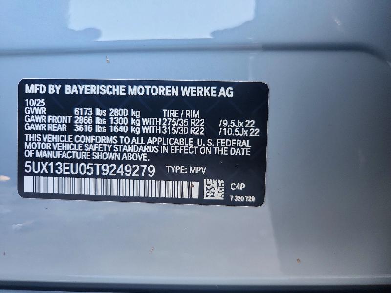 Продажа на аукционе авто 2026 Bmw X5, vin: 5UX13EU05T9249279, номер лота: 57401706
