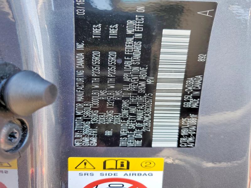 Aukcja sprzedaży 2016 Lexus Rx 350, vin: 2T2BZMCA3GC026775, numer aukcji: 58082576