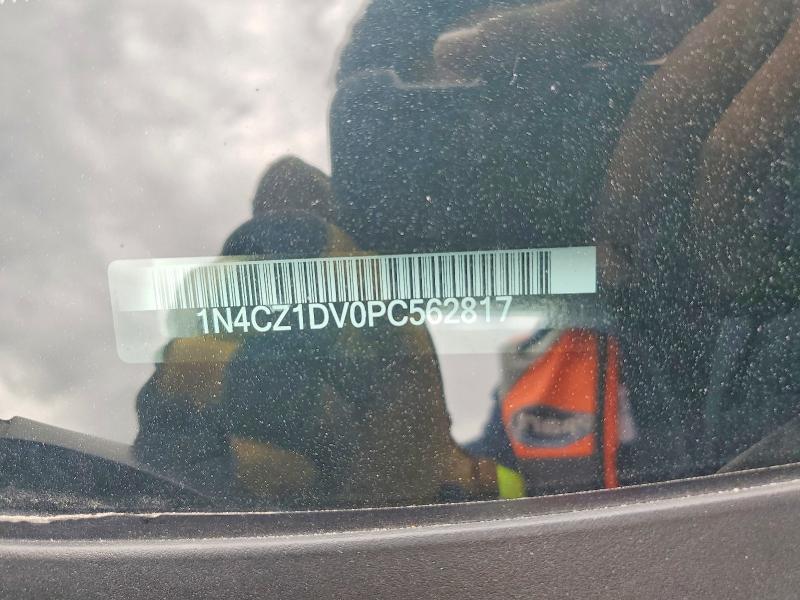 2023 Nissan Leaf მანქანა იყიდება აუქციონზე, vin: 1N4CZ1DV0PC562817, აუქციონის ნომერი: 58037256