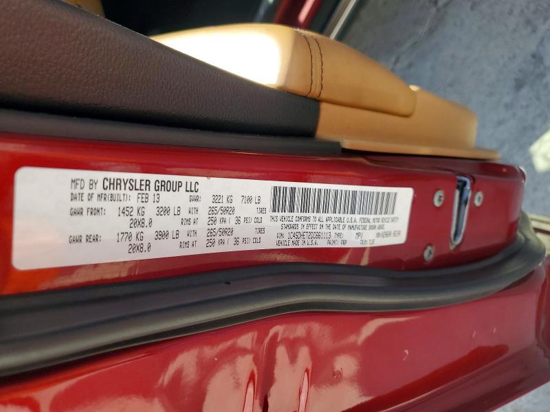 Продажа на аукционе авто 2013 Dodge Durango, vin: 1C4SDHET2DC661113, номер лота: 58028156