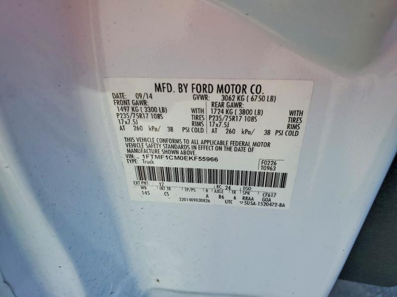 Aukcja sprzedaży 2014 Ford F150, vin: 1FTMF1CM0EKF55966, numer aukcji: 56108036