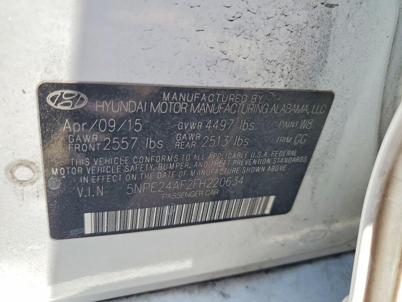 Продаж на аукціоні авто 2015 Hyundai Sonata, vin: 5NPE24AF2FH220634, номер лоту: 56872946