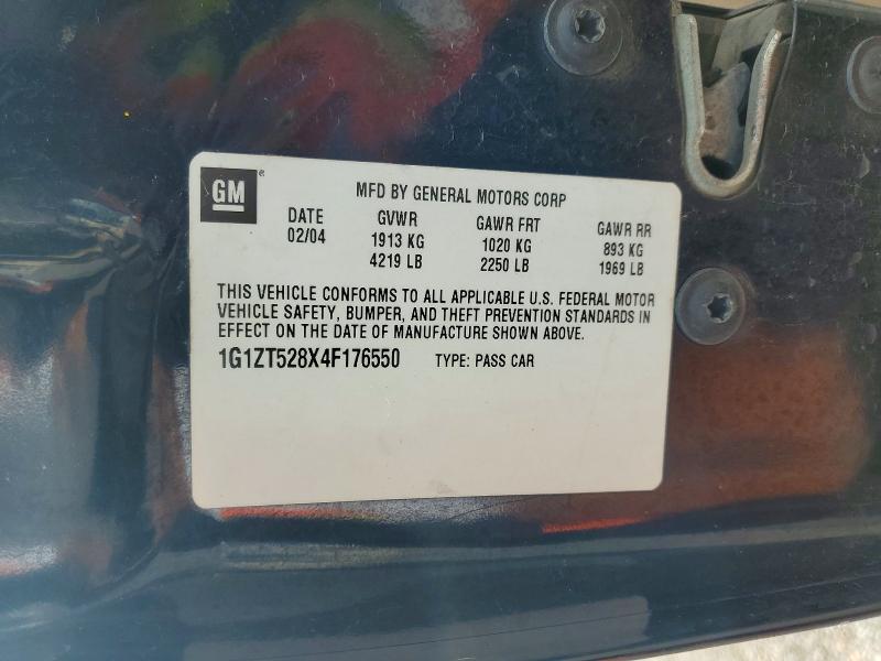 Продаж на аукціоні авто 2004 Chevrolet Malibu, vin: 1G1ZT528X4F176550, номер лоту: 58274506