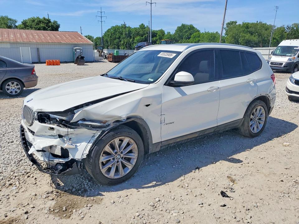 2016 Bmw X3 მანქანა იყიდება აუქციონზე, vin: 5UXWX9C55G0D77596, აუქციონის ნომერი: 55535906