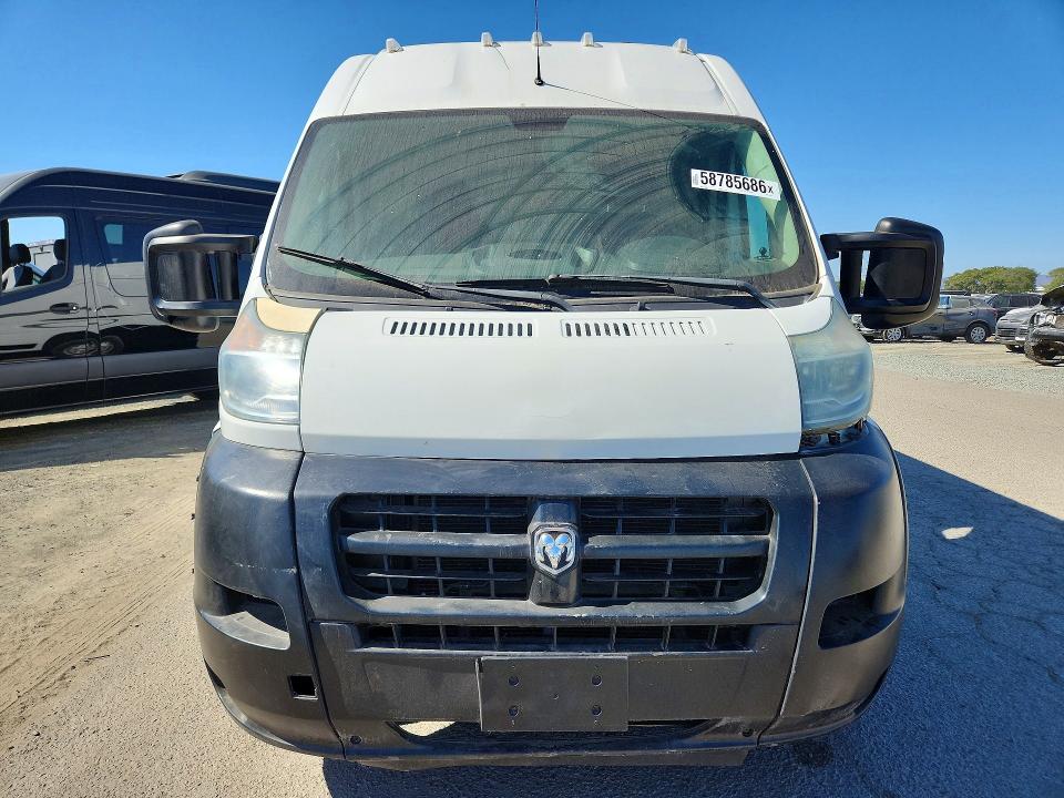 2016 Ram Promaster 3500 მანქანა იყიდება აუქციონზე, vin: 3C6URVJG0GE112211, აუქციონის ნომერი: 58785686