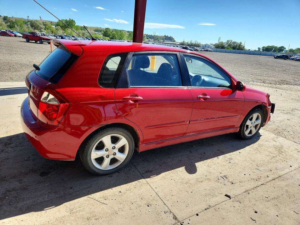 55616746 :رقم المزاد ، KNAFE161175000486 vin ، 2007 Kia Spectra5 مزاد بيع